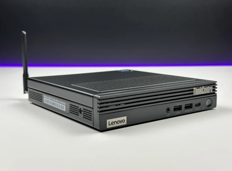 Lenovo ThinkCentre M90q Gen 5 Tiny - Intel UHD Graphics 770, Wi-Fi. komputer biznesowy z procesorem 14. generacji i obsługą do czterech monitorów.