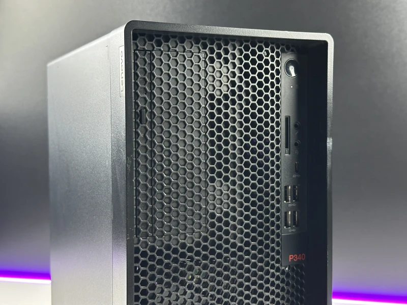 Lenovo ThinkStation P340 Tower - i7-10700K, DVD. Wydajna stacja robocza z dużymi możliwościami rozbudowy i stabilną pracą pod obciążeniem.
