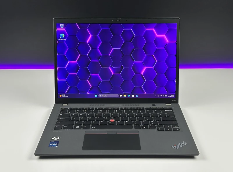 Lenovo ThinkPad T14s Gen 3 - i5-1245U, 16GB LPDDR5,14" FHD+. Smukły laptop biznesowy z czytnikiem linii papilarnych i solidną konstrukcją premium