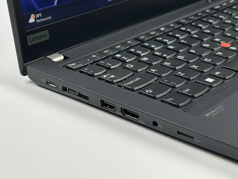 Lenovo ThinkPad T14 Gen 2 z i5-1145G7, grafiką Intel Iris Xe i ekranem 14" FHD. Lekki laptop biznesowy z pamięcią DDR4 i obsługą Thunderbolt 4.