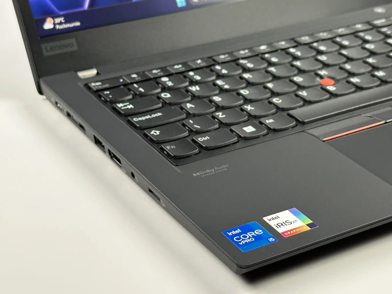 Lenovo ThinkPad T14 Gen 2 z i5-1145G7, grafiką Intel Iris Xe i ekranem 14" FHD. Lekki laptop biznesowy z pamięcią DDR4 i obsługą Thunderbolt 4.