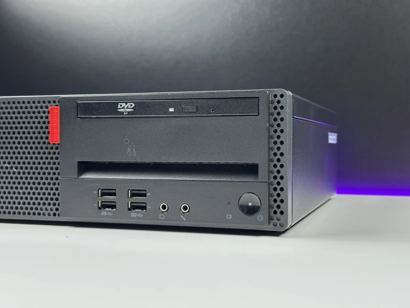 Lenovo ThinkCentre M910s SFF z i7-7700, GeForce GT 730 i DVD. Biznesowy oraz kompaktowy komputer z łatwym dostępem do podzespołów.