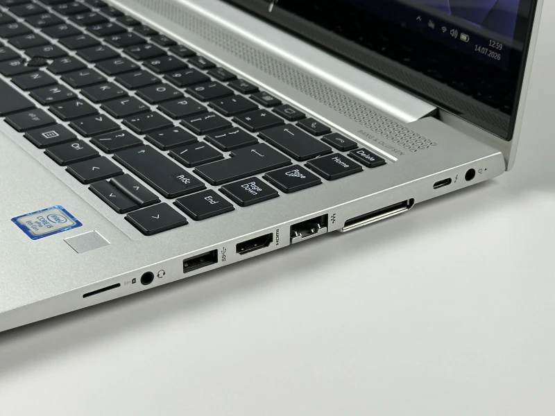 HP EliteBook 840 G5 z dotykowym ekranem i modemem LTE. Aluminiowa obudowa, Intel UHD Graphics 620 oraz wysoka kultura pracy.