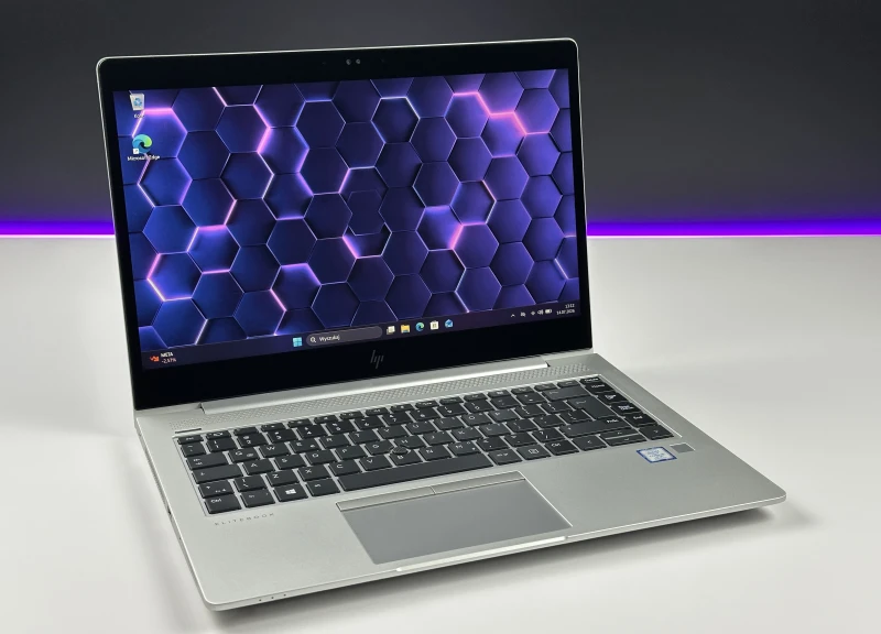 HP EliteBook 840 G5 z dotykowym ekranem i modemem LTE. Aluminiowa obudowa, Intel UHD Graphics 620 oraz wysoka kultura pracy.
