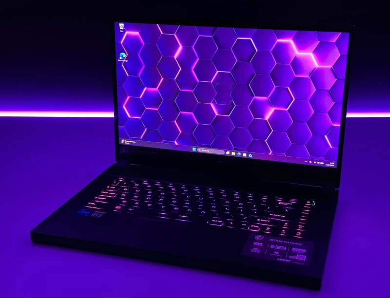 MSI Stealth GS66 12UHS - i7-12700H, QHD 240Hz, RTX 3080 Ti. Laptop gamingowy z klawiaturą RGB, czytnikiem linii papilarnych i aluminiową obudową. MSI Stealth GS66 12UHS - i7-12700H, QHD 240Hz, RTX 3080 Ti. Laptop gamingowy z klawiaturą RGB, czytnikiem linii papilarnych i aluminiową obudową.