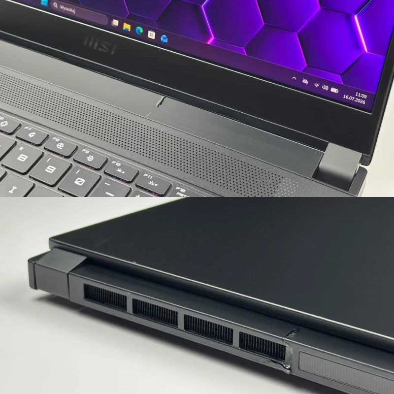 MSI Stealth GS66 12UHS - i7-12700H, QHD 240Hz, RTX 3080 Ti. Laptop gamingowy z klawiaturą RGB, czytnikiem linii papilarnych i aluminiową obudową.