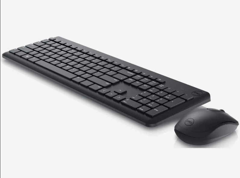 Zestaw Dell KM3322W – bezprzewodowa klawiatura i mysz o ergonomicznym kształcie, idealne do pracy biurowej. Komfort i prosta instalacja.
