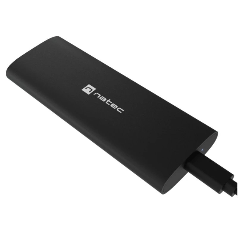 Natec Rhino M.2 NVMe Lite. Obudowa na dysk SSD M.2 NVMe, umożliwiająca wygodne podłączenie nośnika jako zewnętrznej pamięci USB.