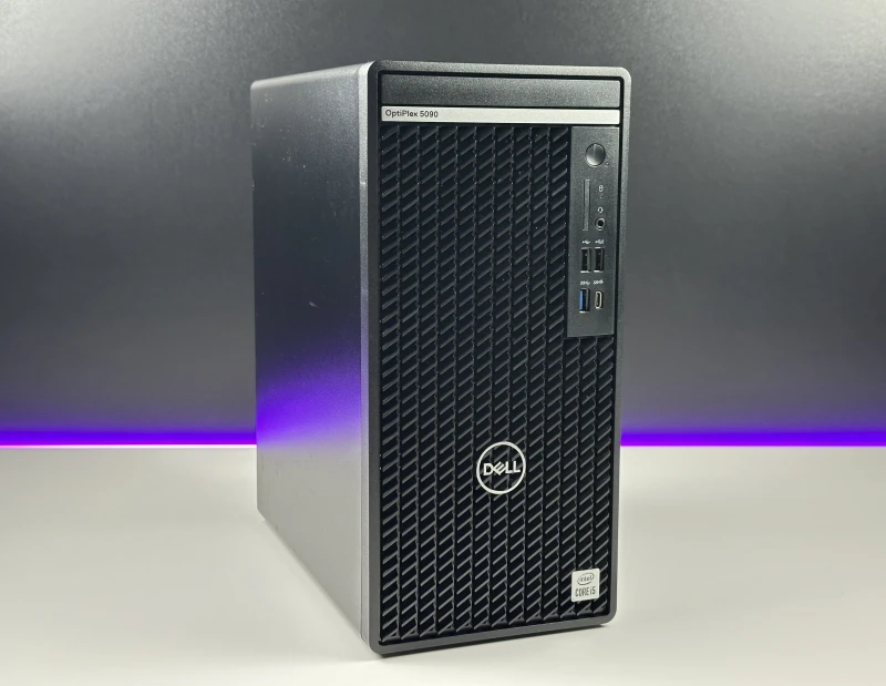 Dell OptiPlex 5090 Mini Tower i5-10505. Komputer biznesowy z portami USB/DisplayPort, slotami PCIe i wygodnym dostępem do rozbudowy.