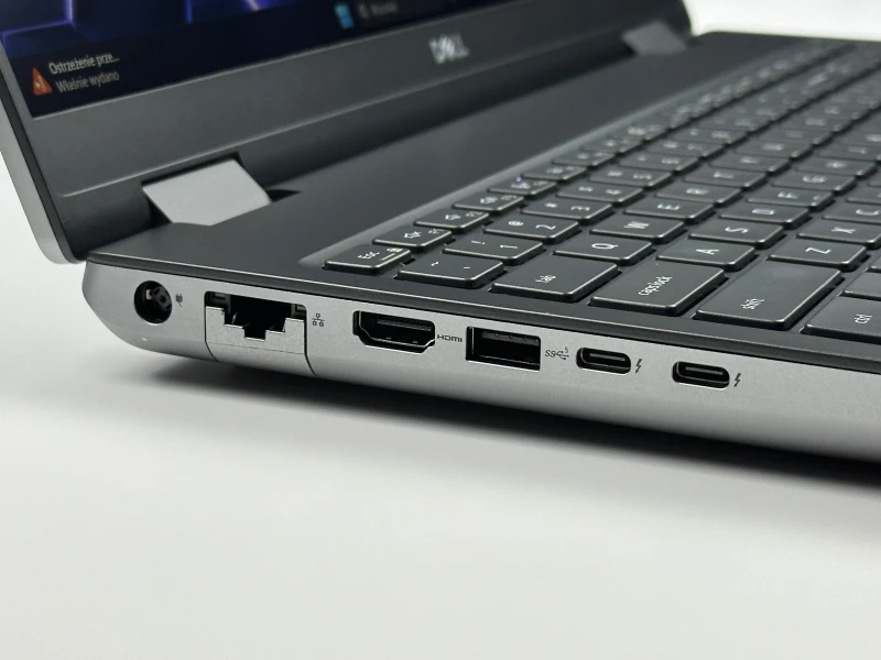 Dell Precision 7680 z i9-13950HX, 64GB ram  i ekranem 16". Mobilna stacja robocza z Thunderbolt 4 i konstrukcją stworzoną do wymagających projektów.