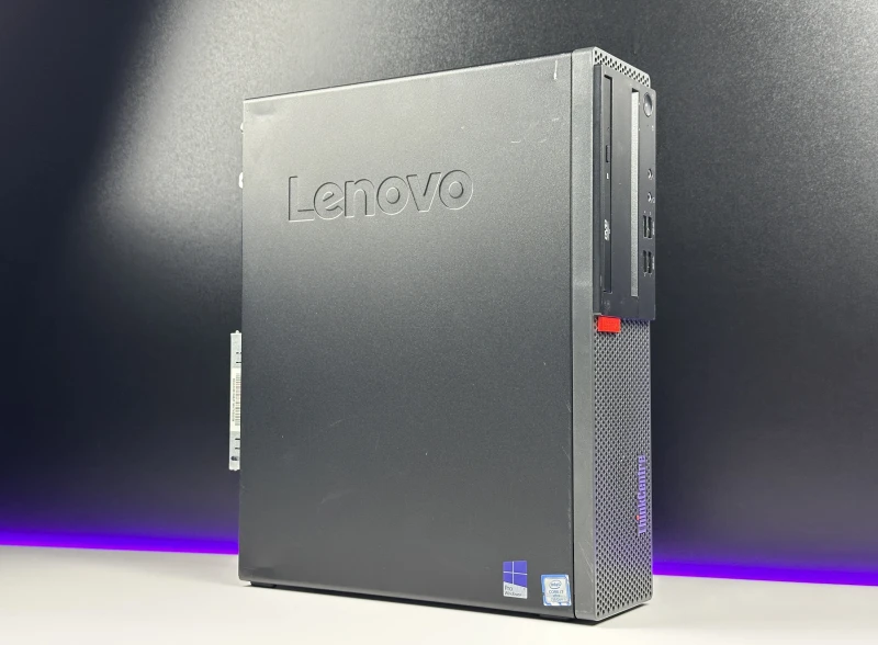Lenovo ThinkCentre M910s SFF z i7-7700, GeForce GT 730 i DVD. Biznesowy oraz kompaktowy komputer z łatwym dostępem do podzespołów.