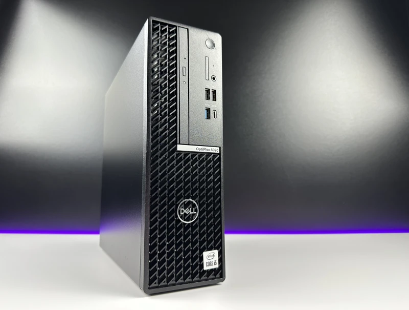 Dell OptiPlex 5090 SFF - i5-10600, UHD Graphics 630, DVD. Komputer biznesowy z obsługą szybkich dysków PCIe NVMe i łatwą rozbudową.