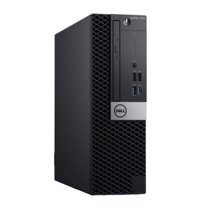 Dell OptiPlex 7070 SFF z i5-9500, zintegrowaną grafiką i napędem DVD – komputer biurowy zapewniający wydajność, niezawodność i funkcjonalność.