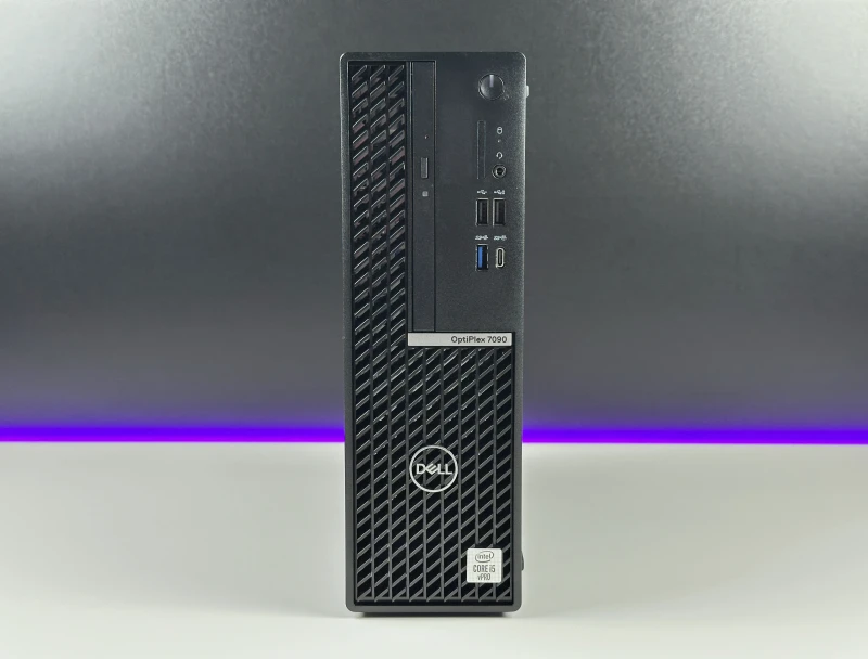 Dell OptiPlex 7090 SFF i5-10500, napęd DVD. Komputer biznesowy z kompaktową obudową, obsługą dysków M.2 i solidnym zapleczem portów.