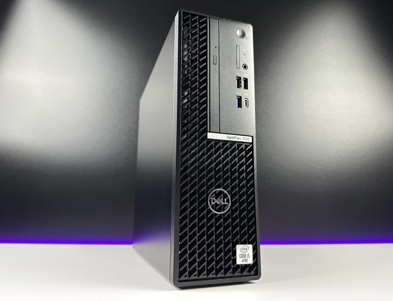 Dell OptiPlex 7090 SFF i5-10500, napęd DVD. Komputer biznesowy z kompaktową obudową, obsługą dysków M.2 i solidnym zapleczem portów.