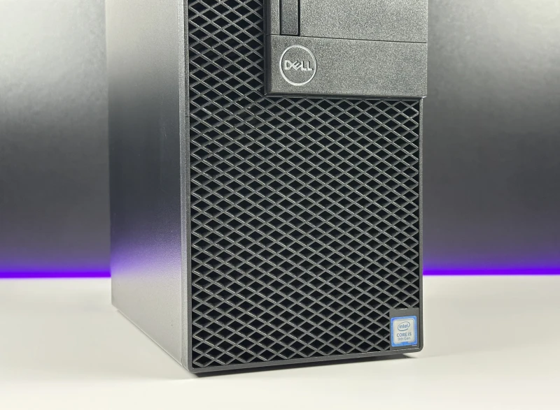 Dell OptiPlex 3070 Mini Tower i5-9500, Intel UHD Graphics 630, DVD. Komputer biznesowy z portami USB, HDMI i DisplayPort.