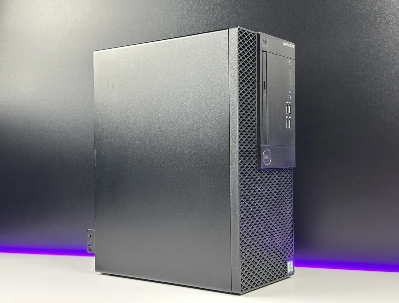 Dell OptiPlex 3070 Mini Tower i5-9500, Intel UHD Graphics 630, DVD. Komputer biznesowy z portami USB, HDMI i DisplayPort.
