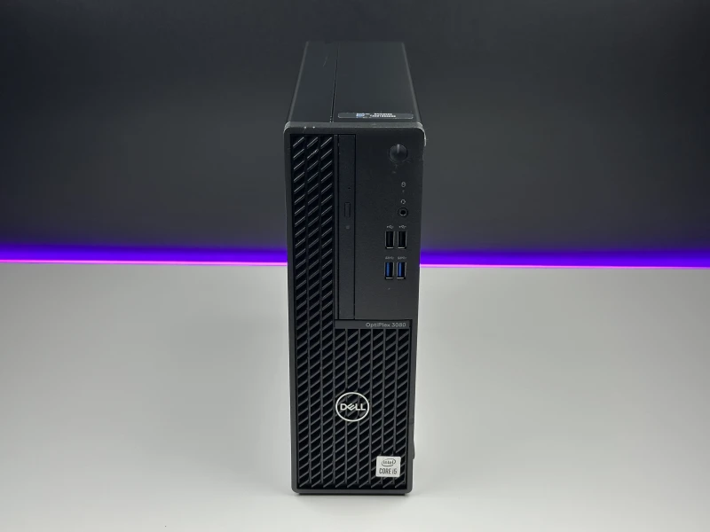 Dell OptiPlex 3080 SFF i5-10600, Intel UHD Graphics 630, napęd DVD. Komputer biznesowy z portami USB, HDMI/DisplayPort.