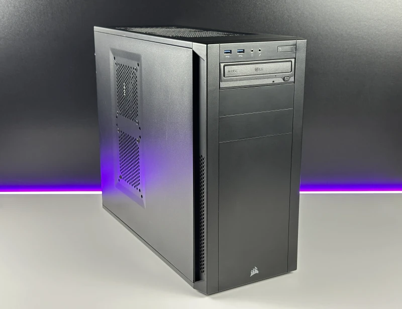 Komputer stacjonarny z procesorem i7-7700, kartą Quadro P2000 i płytą MSI Z270-A PRO. Zestaw w obudowie Corsair 200R z DDR4, napędem DVD. Komputer stacjonarny z procesorem i7-7700, kartą Quadro P2000 i płytą MSI Z270-A PRO. Zestaw w obudowie Corsair 200R z DDR4, napędem DVD.