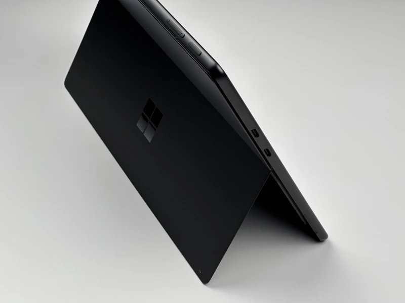 Microsoft Surface Pro 9 z procesorem i5-1245U, 8GB RAM, SSD 256GB i ekranem 13" 2880x1920. Czarny tablet z Thunderbolt 4.