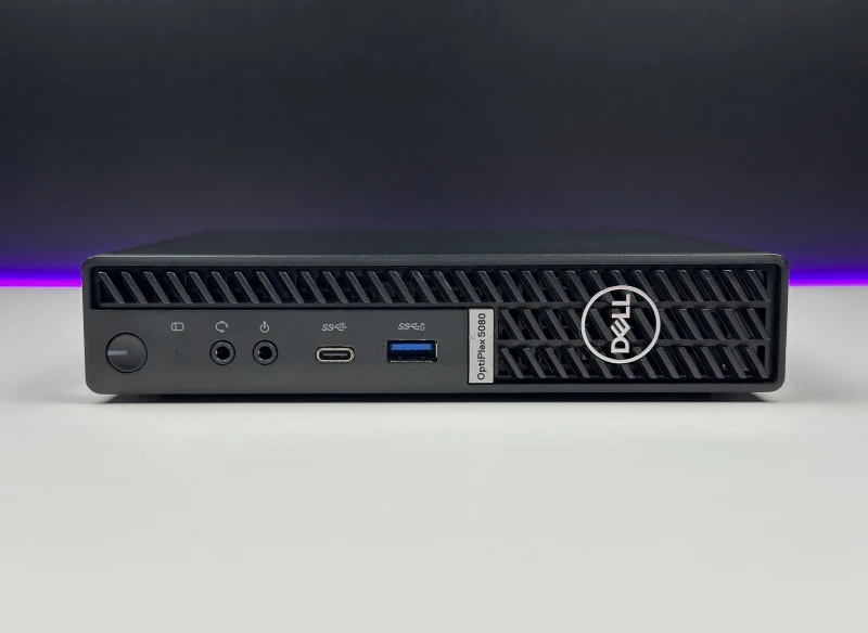 Dell OptiPlex 5080 Micro z i5-10500T i Intel UHD 630 – mały komputer biznesowy, idealny do biura i codziennych zadań w ograniczonej przestrzeni.