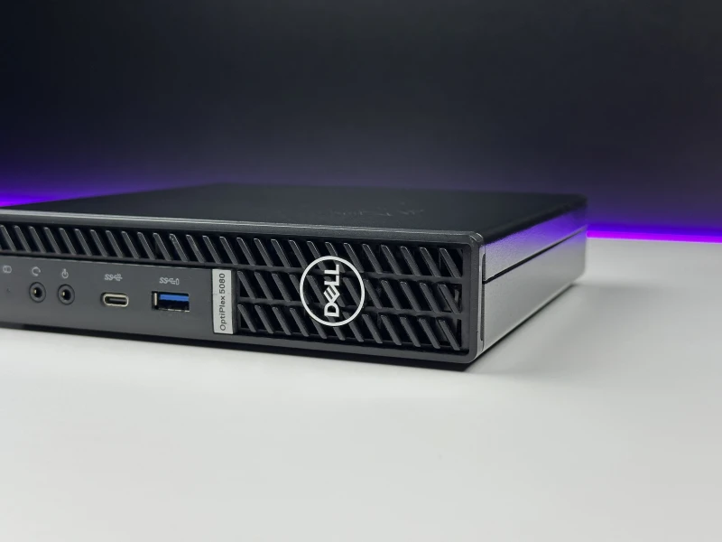 Dell OptiPlex 5080 Micro z i5-10500T i Intel UHD 630 – mały komputer biznesowy, idealny do biura i codziennych zadań w ograniczonej przestrzeni.