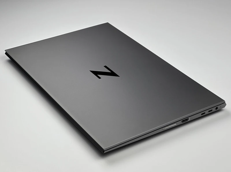 HP ZBook Studio 15 G8 z i7-11850H, ekranem 15,6" FHD i grafiką NVIDIA T1200. Smukła stacja robocza z aluminiową obudową.