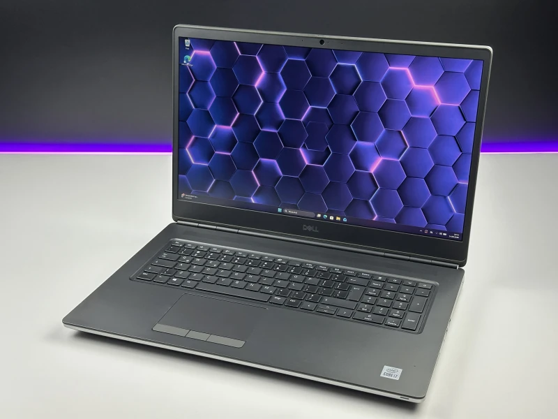 Dell Precision 7750 z i7-10850H i RTX4000 – profesjonalna stacja robocza stworzona do grafiki 3D, CAD i wymagających projektów inżynieryjnych.