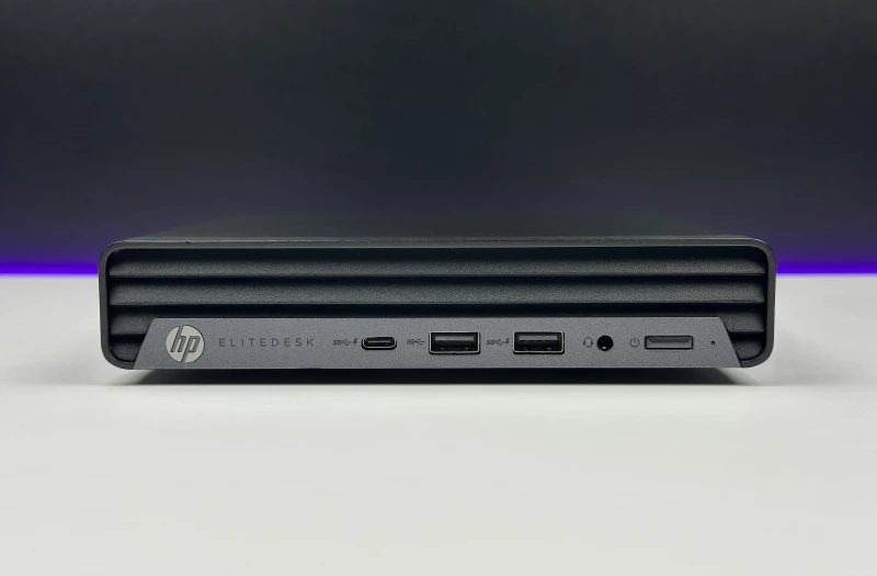 HP EliteDesk 805 G6 Mini z Ryzen 5 4650GE i Radeon Graphics. Komputer biznesowy z 2 slotami SODIMM i rozbudową o szybkie dyski M.2 NVMe.