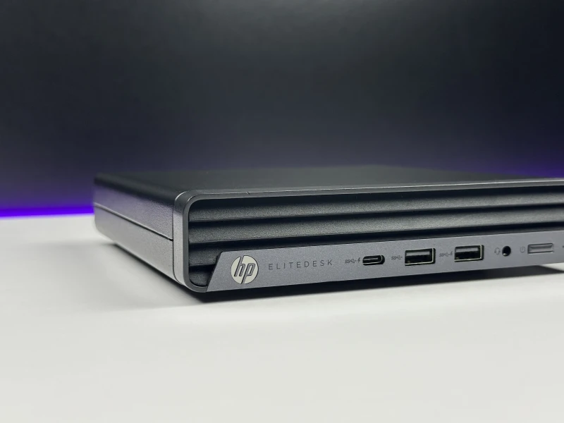 HP EliteDesk 805 G6 Mini z Ryzen 5 4650GE i Radeon Graphics. Komputer biznesowy z 2 slotami SODIMM i rozbudową o szybkie dyski M.2 NVMe.