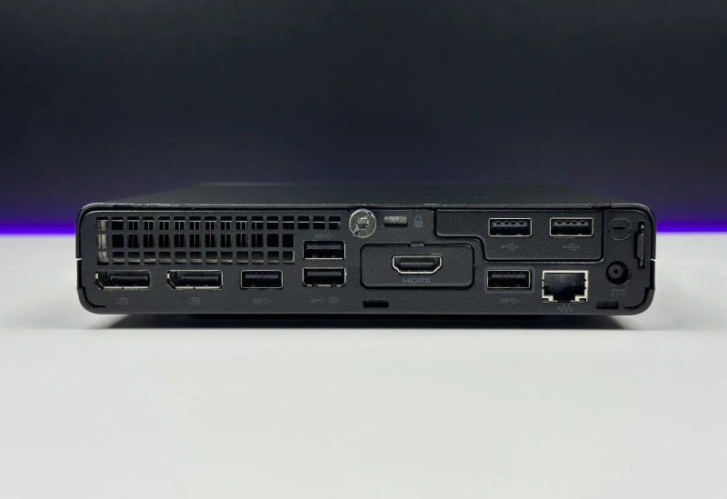 HP EliteDesk 805 G6 Mini z Ryzen 5 4650GE i Radeon Graphics. Komputer biznesowy z 2 slotami SODIMM i rozbudową o szybkie dyski M.2 NVMe.