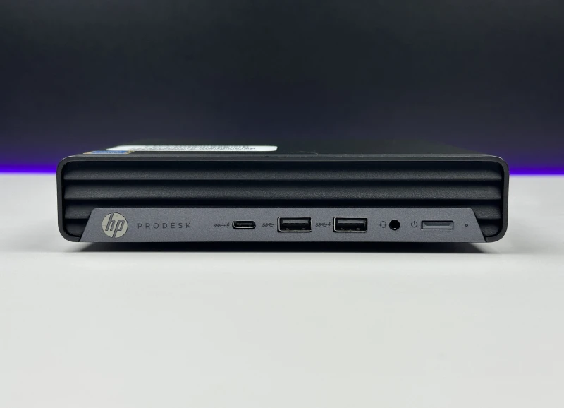 HP ProDesk 400 G6 Mini z Pentium Gold G6400T i Intel UHD Graphics 610. Komputer biurowy z 2 slotami RAM DDR4 i obsługą dysków M.2 NVMe.