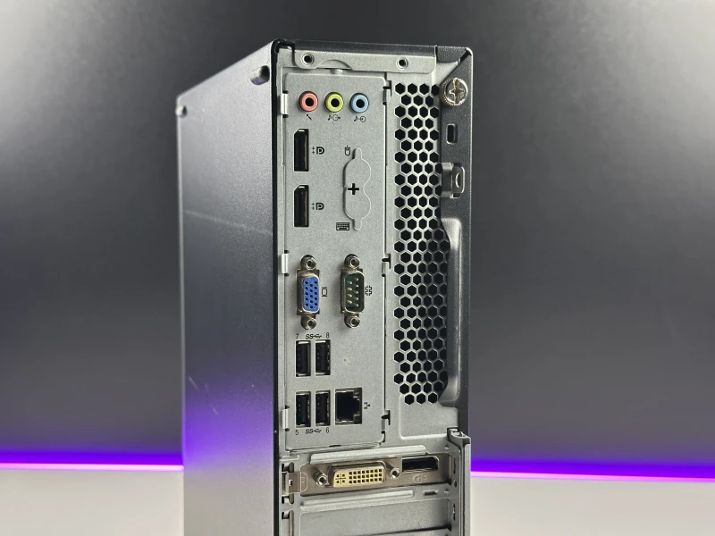 Lenovo ThinkCentre M910s SFF z i7-7700, Intel HD Graphics 630 i napędem DVD. Komputer biznesowy z DisplayPort, VGA i łatwą rozbudową.
