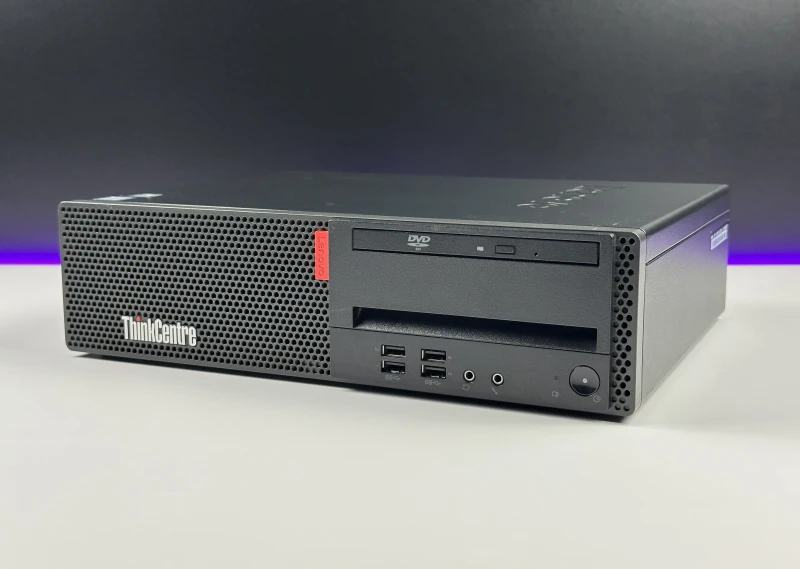 Lenovo ThinkCentre M910s SFF z i7-7700, Intel HD Graphics 630 i napędem DVD. Komputer biznesowy z DisplayPort, VGA i łatwą rozbudową.