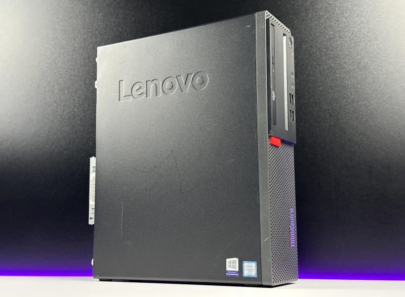 Lenovo ThinkCentre M910s SFF z i7-7700, Intel HD Graphics 630 i napędem DVD. Komputer biznesowy z DisplayPort, VGA i łatwą rozbudową.