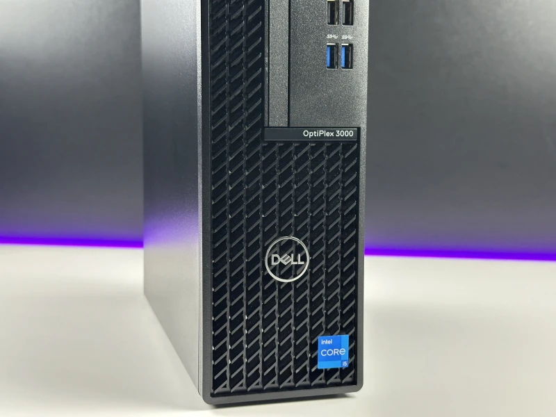 Dell OptiPlex 3000 SFF z procesorem i5-12500 i Intel UHD Graphics 770. Komputer biznesowy z obsługą TPM 2.0 i szerokim zestawem złączy.