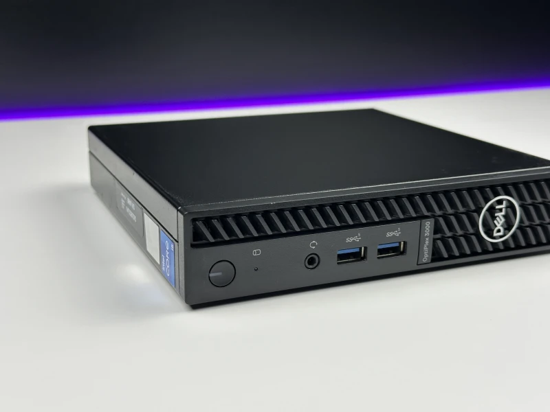 Dell OptiPlex 3000 Micro z procesorem i5-12600T, pamięcią DDR4 i Intel UHD 770. Kompaktowy komputer z Wi-Fi, TPM 2.0.