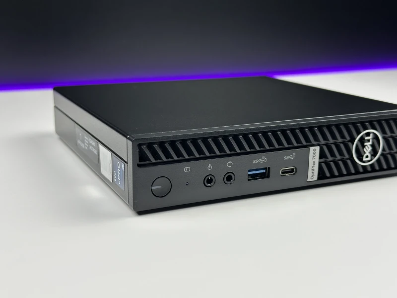 Dell OptiPlex 7000 Micro z i5-12500T, pamięcią DDR4 i Intel UHD 770. Kompaktowy komputer z Wi-Fi oraz szybkim portem USB-C 3.2 Gen 2x2.