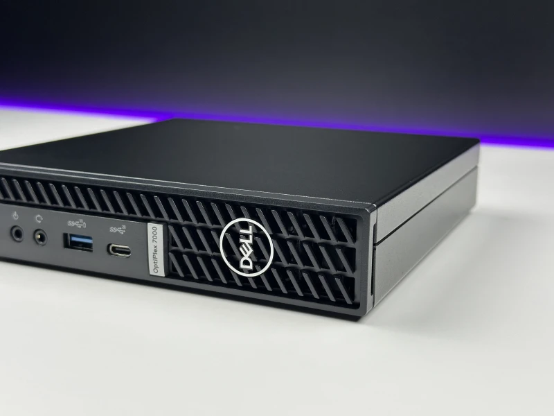 Dell OptiPlex 7000 Micro z i5-12500T, pamięcią DDR4 i Intel UHD 770. Kompaktowy komputer z Wi-Fi oraz szybkim portem USB-C 3.2 Gen 2x2.