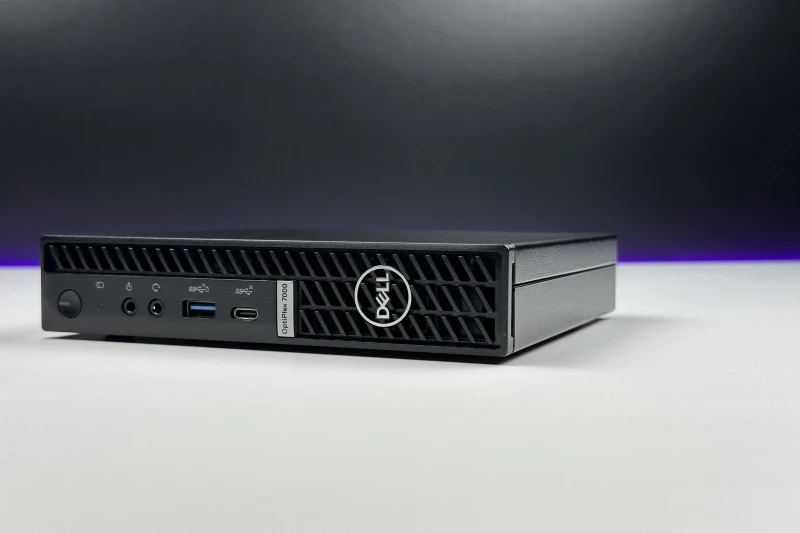 Dell OptiPlex 7000 Micro z i5-12500T, pamięcią DDR4 i Intel UHD 770. Kompaktowy komputer z Wi-Fi oraz szybkim portem USB-C 3.2 Gen 2x2.