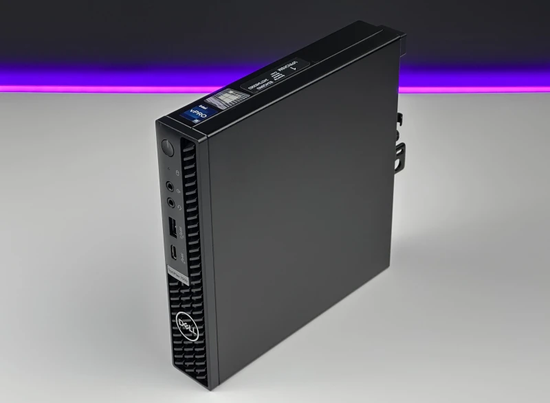 Dell OptiPlex 7000 Micro z i5-12500T, pamięcią DDR4 i Intel UHD 770. Kompaktowy komputer z Wi-Fi oraz szybkim portem USB-C 3.2 Gen 2x2.