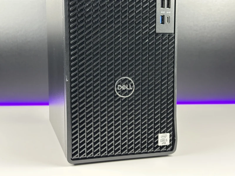 Dell OptiPlex 7080 Mini Tower - procesor i5-10500, Intel UHD Graphics 630, DVD – wydajny komputer biznesowy do biura i pracy wielozadaniowej.