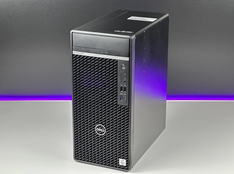 Dell OptiPlex 7080 Mini Tower - procesor i5-10500, Intel UHD Graphics 630, DVD – wydajny komputer biznesowy do biura i pracy wielozadaniowej.