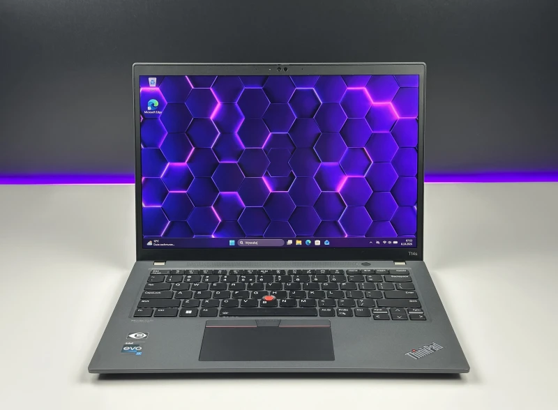 Lenovo ThinkPad T14s Gen 3 z i7-1255U, ekranem 14" FHD+ i Intel Iris Xe Graphics. Smukły laptop biznesowy z modemem LTE i klawiaturą US.